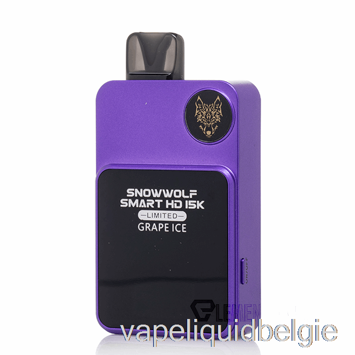 Vape Smaken Snowwolf Smart Hd 15k Gelimiteerd Wegwerp Druivenijs